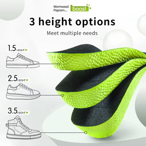 Men Women Orthopedic Insoles Memory Foam <b>Height</b> <b>Increase</b> Heel Lift Arch Support for Sneakers <b>Shoes</b> - Product Image 5
