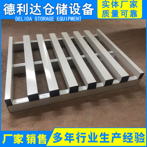 Delida Feed Steel Pallet 2.0T Single-Sided Reinforced 4-Way Entry For Storage - Product Image 5