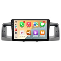 Radio para Auto Android de Fábrica al por Mayor, Reproductor con Pantalla Táctil IPS de 9 Pulgadas, Sistema Multimedia para Toyota Corolla 2003-2008