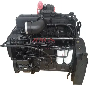 Motor diesel ISL8.9 para caminhões pesados, conjunto de 6 cilindros, 8.9L, novo, motor elétrico, para máquinas