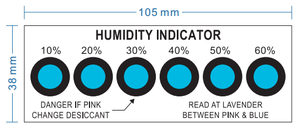 Carte indicatrice d'humidité pour le transport pharmaceutique, 3 points (<span class=keywords><strong>20</strong></span>%, 40%, 60% HR), conforme GMP, test d'humidité réutilisable, marque <span class=keywords><strong>YTX</strong></span>, pour le froid - Product Image 4