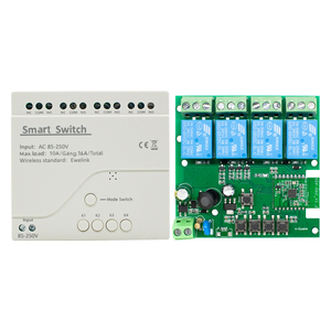 อีเวลิงค์ ไวไฟสมาร์ท 4CH สวิตช์ 10A รีเลย์โมดูล APP รีโมทคอนโทรล 85-250V ไม่มีตัวจับเวลา USB DIY ตัวรับสัญญาณกูเกิลโฮม อเล็กซา - Product Image 6