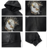 Vêtements de marque Autumn Cool, vestes à capuche épaisses originales Monkey Washed, impression numérique unisexe, sweats à capuche surdimensionnés pour hommes et femmes