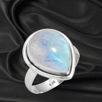 Bague en argent sterling S925 avec pierre précieuse naturelle, plaquée rhodium, topaze bleu ciel, bague de luxe pour mariage, fiançailles, anniversaire