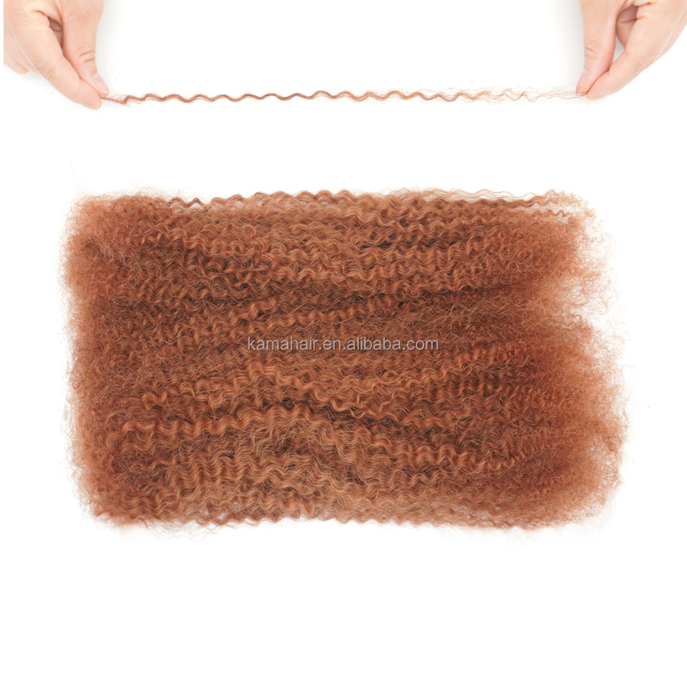 Vast Hair Workshop Craft Detail 3 for KAMA Microlocs Human Hair Extensions Natural Dark Brown Afro Kinky Bulk Human Hair for Braids Curly