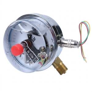 Manomètre de contact haute performance pour compresseur d'air avec lentille en polycarbonate et mouvement en laiton - Product Image 2
