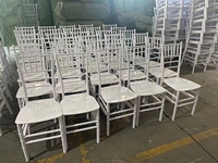 Chaise fantôme transparente, transparente, claire comme du cristal, pour salle à manger, banquet, événement, location de mariage, chaise de mariage