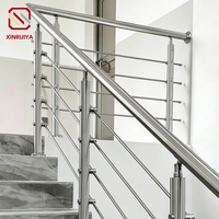 Rampe de balcon en acier inoxydable de haute qualité, main courante d'escalier, garde-corps industriel, design moderne, hôtel, villa, résistant à la rouille