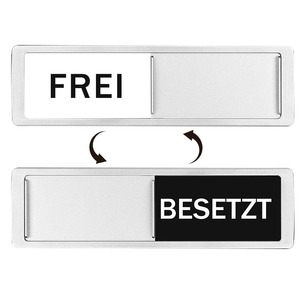 Letrero de Puerta Personalizado con Logotipo Disponible, Letrero de Privacidad Reservada, Vacante/Ocupado para Hogar, Oficina, Baño, Sala de Conferencias, Hoteles, Hospital - Product Image 5