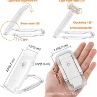 Lampe de lecture LED portable à clipser, rechargeable par USB, pour la lecture nocturne au lit, pour compagnon de lit, étudiant, voyage, Kindle, livre broché