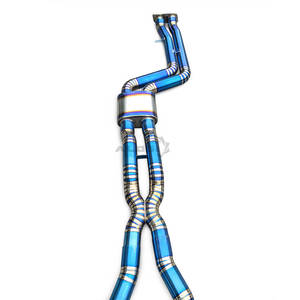 Silenciador de sistema de escape de aleación de titanio, rendimiento de carreras para <span class=keywords><strong>BMW</strong></span> X3M/X4M F97/F98 3,0 T 2019-2023, tubo de escape Catback de alta calidad - Product Image 2