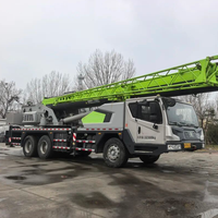 Grue Zoomlion ZTC25 d'occasion de 25 tonnes avec moteur Cummins, hauteur de levage de 30 m, modèle 2023