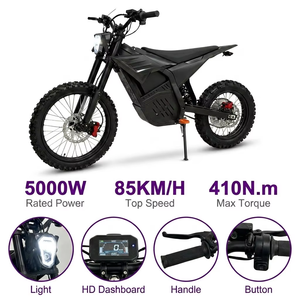 Motocicleta Eléctrica Todoterreno para Adultos, 72V 2000W, Motor con Caja de Cambios QS, 65km/h, Cadena, 130kg, Envío desde EE. UU. en 5-7 Días - Product Image 3
