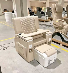 Fauteuil multifonctionnel pour manucure, pédicure, soins des cils et esthétique, avec fonction bain de pieds et massage du dos - Product Image 5