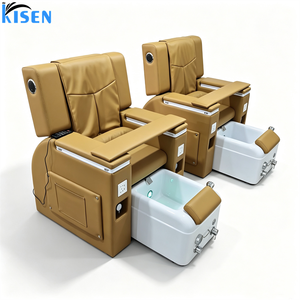 Sillones de Pedicura Profesionales con Sistema de Vaporización, Sillón de Pedicura de Lujo para Salón de Uñas, Sillón de Pedicura y Manicura con Masaje y Luz Eléctrica - Product Image 2