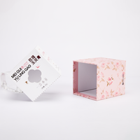 Boîte en carton rigide personnalisée avec couvercle et base imprimés pour crème pour le visage, crème pour les yeux, soins de la peau, emballage cadeau cosmétique
