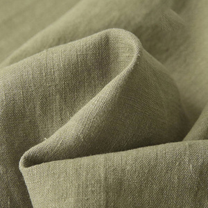 Couleur unie 9S naturel écologique tissé 100 tissu de chanvre pour coudre la robe de femmes matelassée - Product Image 3