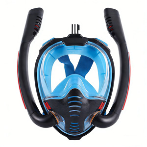 Dual Tube Diving Mask Full Dry Anti Fog Lenses For Adults Snorkeling Swimming Equipment MZ1513 - Product Image 3