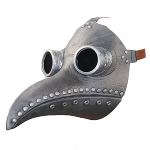 Masque steampunk Horrible masque de médecin oiseau steampunk Masque de <span class=keywords><strong>peste</strong></span> Bec long Cosplay Fête Costume d'Halloween - Product Image 2