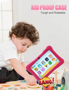 <span class=keywords><strong>Pritom</strong></span> <span class=keywords><strong>K7</strong></span> Kids Tablet PC 7 pouces 4 Go + 32 Go Tablette Android Wifi Tablette bon marché d'usine - Product Image 2