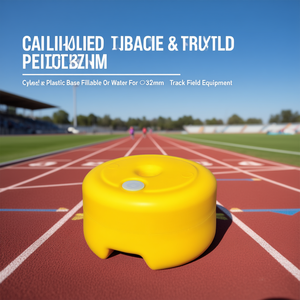 Base cylindrique en plastique remplissable de sable ou d'eau pour équipement de piste et de terrain de 32 mm - Product Image 3