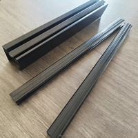 Bande de joint invisible carrée en PVC et acier inoxydable pour système de conduits d'air pré-isolés en phénolique/PIR, utilisation en hôpital et salle de sport, économie d'énergie
