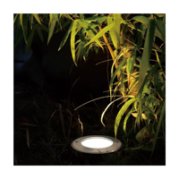 Lampe solaire de jardin tout-en-un pour extérieur, corps en acier inoxydable IP65, ampoules halogènes, éclairage de 8 à 12 heures, garantie de 5 ans, pelouse, chemin