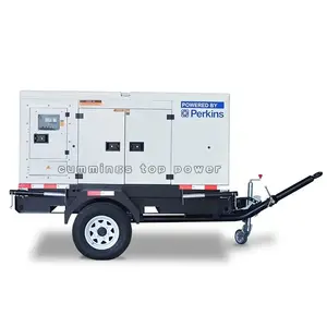 Factory cost price cheap price trailer type 50kw diesel generator for backup use with weifang engine