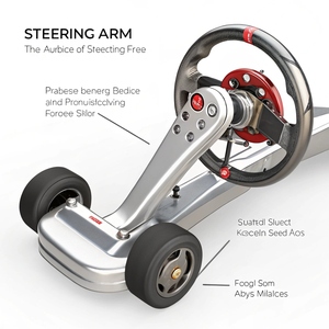 Pièces usinées sur mesure en aluminium anodisé pour l'éclairage, les écrous, les engrenages, les voitures jouets, les tiges, les applications aérospatiales et les pièces de karting - Product Image 1