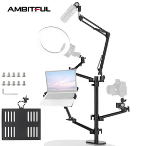 Ambitful foor ánh sáng đứng 94-155cm Kính thiên văn cực cây Ngàn Tay khung sống dẫn ánh sáng màn hình mở rộng cánh tay khung