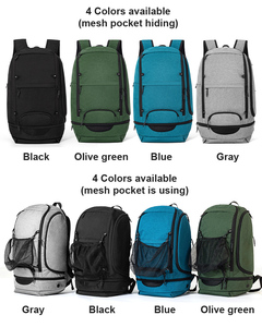 Sac à dos de sport et de fitness polyvalent en cuir PU, sac de voyage, de randonnée, de camping, de cyclisme, de casque, de skateboard, de ski - Product Image 6