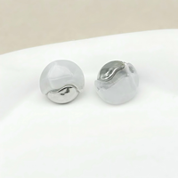 Botones Metálicos Personalizados JINYU, Botones de Aleación de Zinc de Alta Calidad, Recubrimiento sin Níquel, Ecológicos, Lavables, para Camisas de Mujer