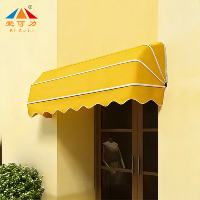 Auvent de fenêtre fixe décoratif incurvé en alliage d'aluminium moderne, manuel, pour extérieur, style français, pliable, protection contre la pluie