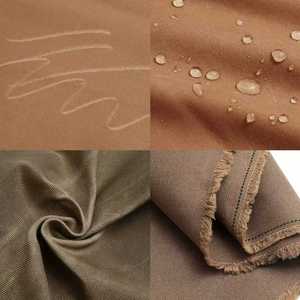 Tissu Oxford ciré vieilli personnalisé, motif Dobby à pois, broderie main, respirant, imperméable, unisexe, minimaliste et tendance - Product Image 5