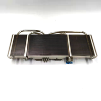 Refroidisseur de processeur 1170 pour carte graphique avec 4 caloducs en cuivre, ailettes en aluminium et 2 ventilateurs pour le refroidissement des GPU VGA