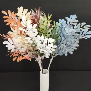 Wedding Decor Plants Artificial Plant Wall Hanging Peanut Leaf For Home Decoration