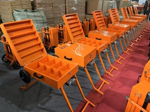Chariot de présentation commercial pliable, portable, léger, <span class=keywords><strong>étanche</strong></span>, écologique, recyclable, réglable, pour l'<span class=keywords><strong>extérieur</strong></span> - Product Image 5