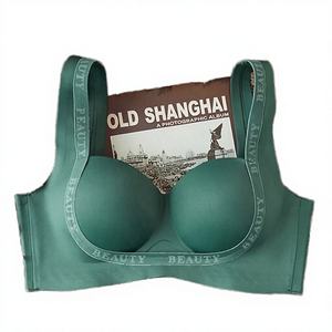 Soutien-gorge quotidien pour femmes, modèles variés, vente en gros, sans armatures, tricot uni, respirant, anti-chute - Product Image 3