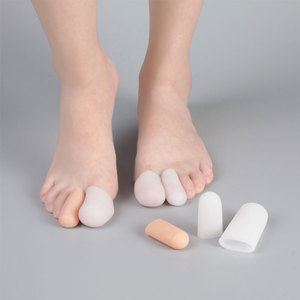 Chaussettes en gel de <span class=keywords><strong>silicone</strong></span> pour soulager la douleur, manchons confortables, coussinets pour la <span class=keywords><strong>protection</strong></span> des orteils - Product Image 1