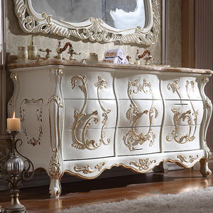 European Luxury Classic Complete Set <strong>Bathroom</strong> Vanities Cabinet Italian <strong>French</strong> <strong>Style</strong> Antique Solid Wood <strong>Bathroom</strong> Vanity - Product Image 4