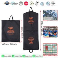 Sacs à vêtements TNT portables, réutilisables, écologiques, de haute qualité, personnalisés avec logo pour les voyages d'affaires