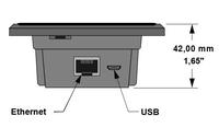 Lector de Códigos QR Inteligente con Red TCP IP RJ45, Interfaz HTTP Modbus USB TTL RS232, Escáner de Códigos QR Integrado RFID NFC 13.56Mhz IC