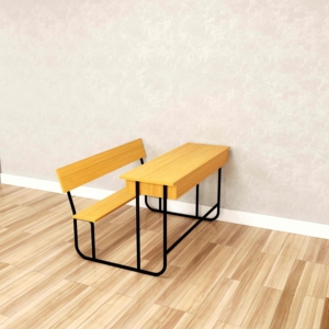 Phong cách hiện đại đôi sinh viên Bàn và ghế lớp học đồ nội thất với các tính năng điều chỉnh - Product Image 6