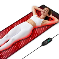 Tapis de luminothérapie rouge SHINE ERA - Magique Power 660/850nm, soulagement de la douleur, 1440 LED, thérapie complète du corps et du visage, pour usage domestique