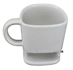 Tazza in Porcellana Bianca da 8oz con <span class=keywords><strong>Porta</strong></span> Biscotti per ZIBO XINYU - Product Image 1