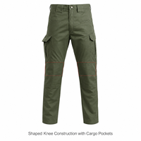 Ensemble uniforme tactique Ripstop personnalisé pour hommes et femmes, veste et pantalon de combat camouflage vert OD en polycoton 65/35, OEM