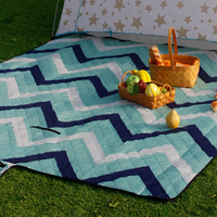 Bonne vente extérieur Portable voyage plage tapis de pique-nique imperméable couverture de pique-nique tapis de pique-nique personnalisé
