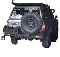 Pare-chocs avant en acier, marchepieds latéraux, barre de protection pour Nissan Patrol Y61 2013-2021, accessoires extérieurs, installation facile