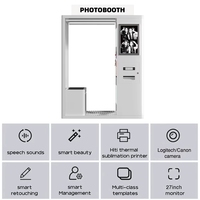 Cabina de Fotos Automática 2026 con Impresión Instantánea para Centros Comerciales