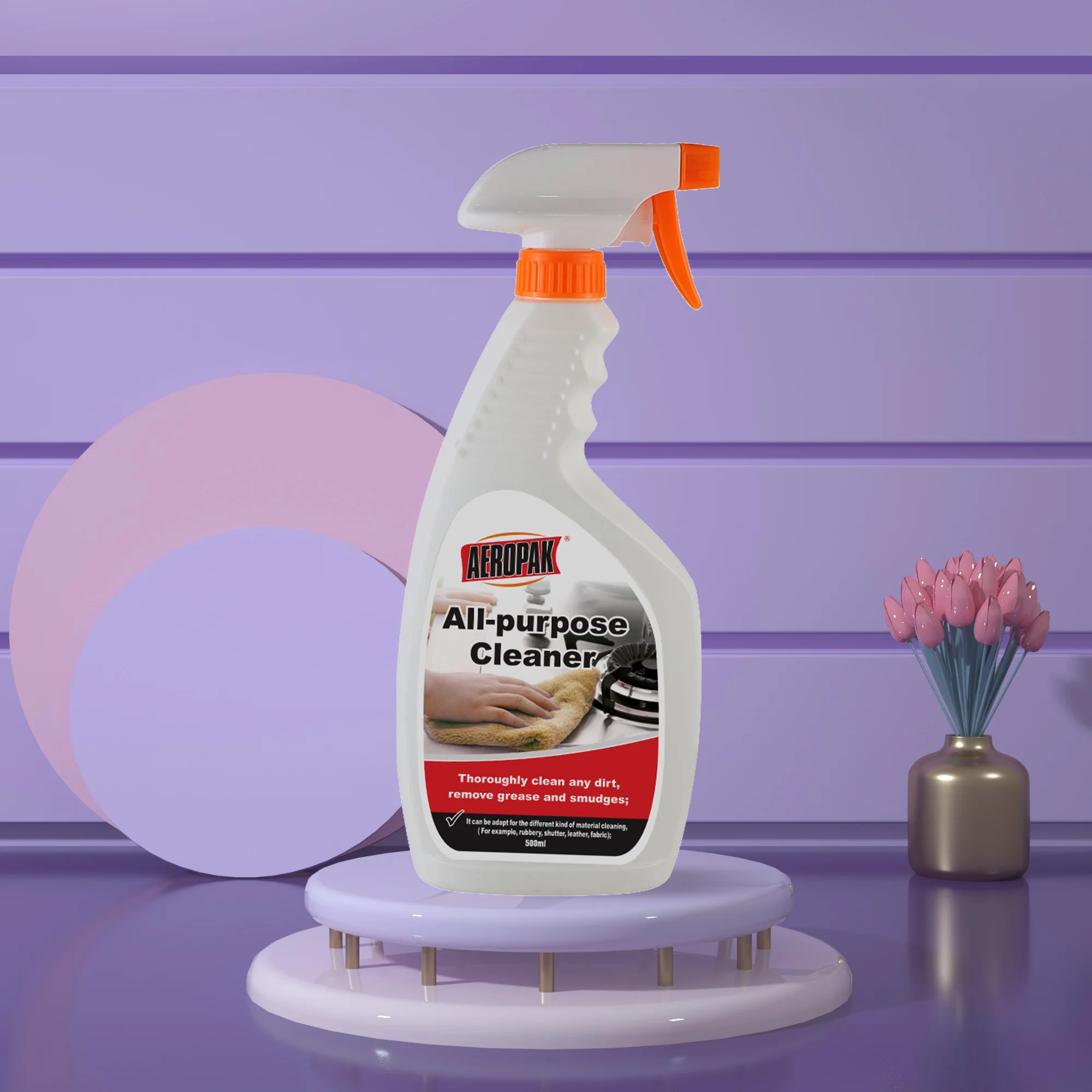 Универсальный спрей-жидкость для очистки пола и ковров, 500 мл